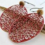Un Voile de Soie Earrings -..