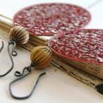 Un Voile de Soie Earrings -..